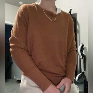 T Tahari XL burnt orange sweater